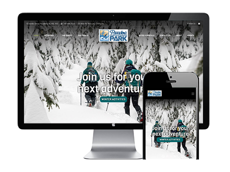 pasadena ski and nature park Website